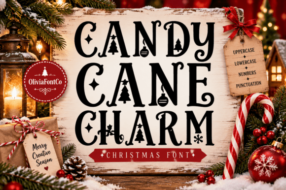 Candy Cane Charm