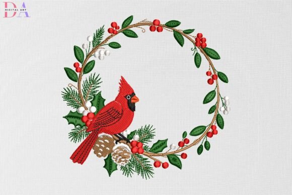 Cardinal Wreath