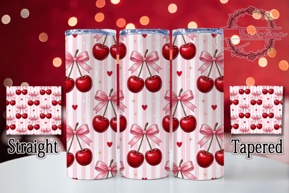 Cherry Bow Coquette 20oz Tumbler