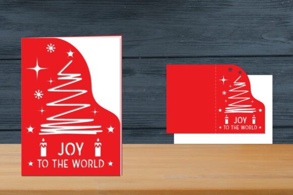 Christmas Card Template, Joy to the