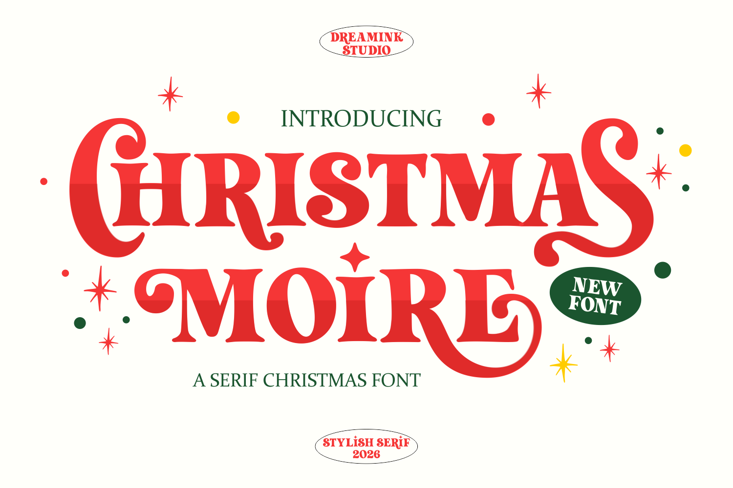 Christmas Moire