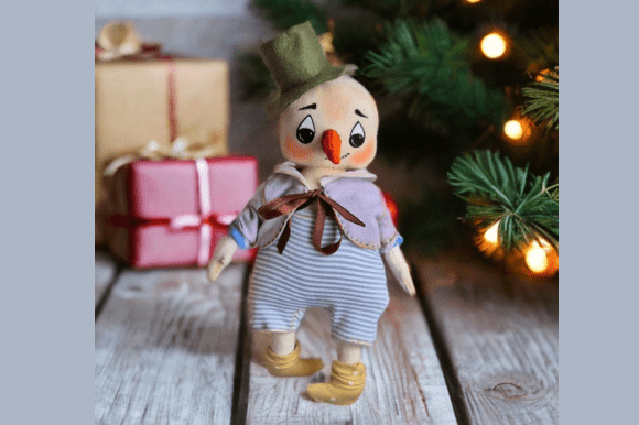 Christmas Snowman Sewing Pattern PDF