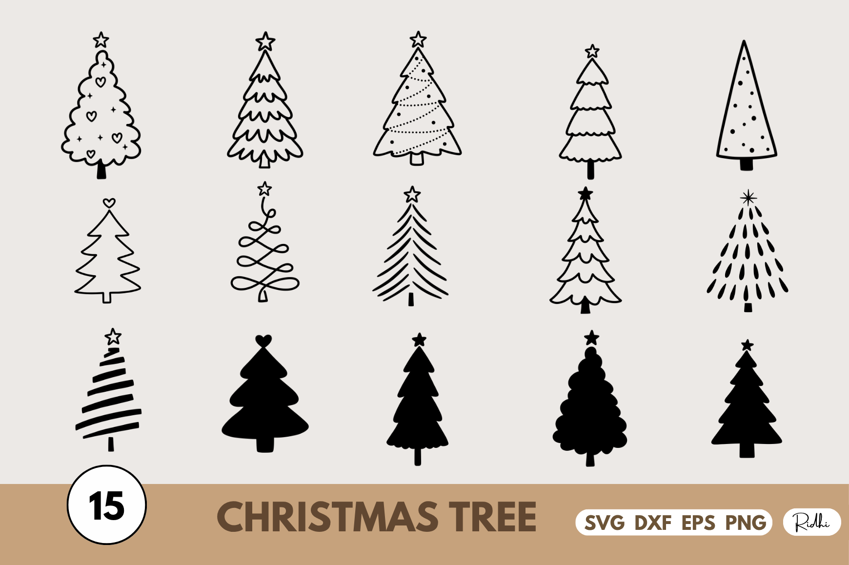 Christmas Tree SVG Bundle