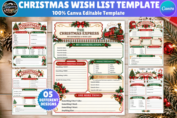 Christmas Wish List Printable Template