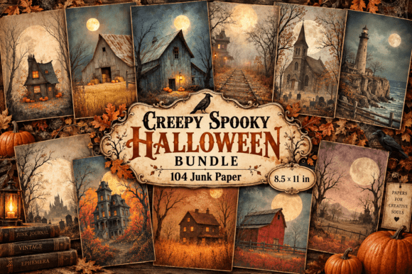 Creepy Spooky Halloween Junk Bundle