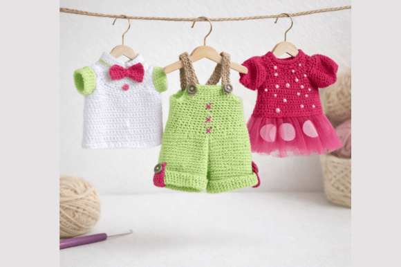 Crochet Doll Clothes – Wardrobe Pattern