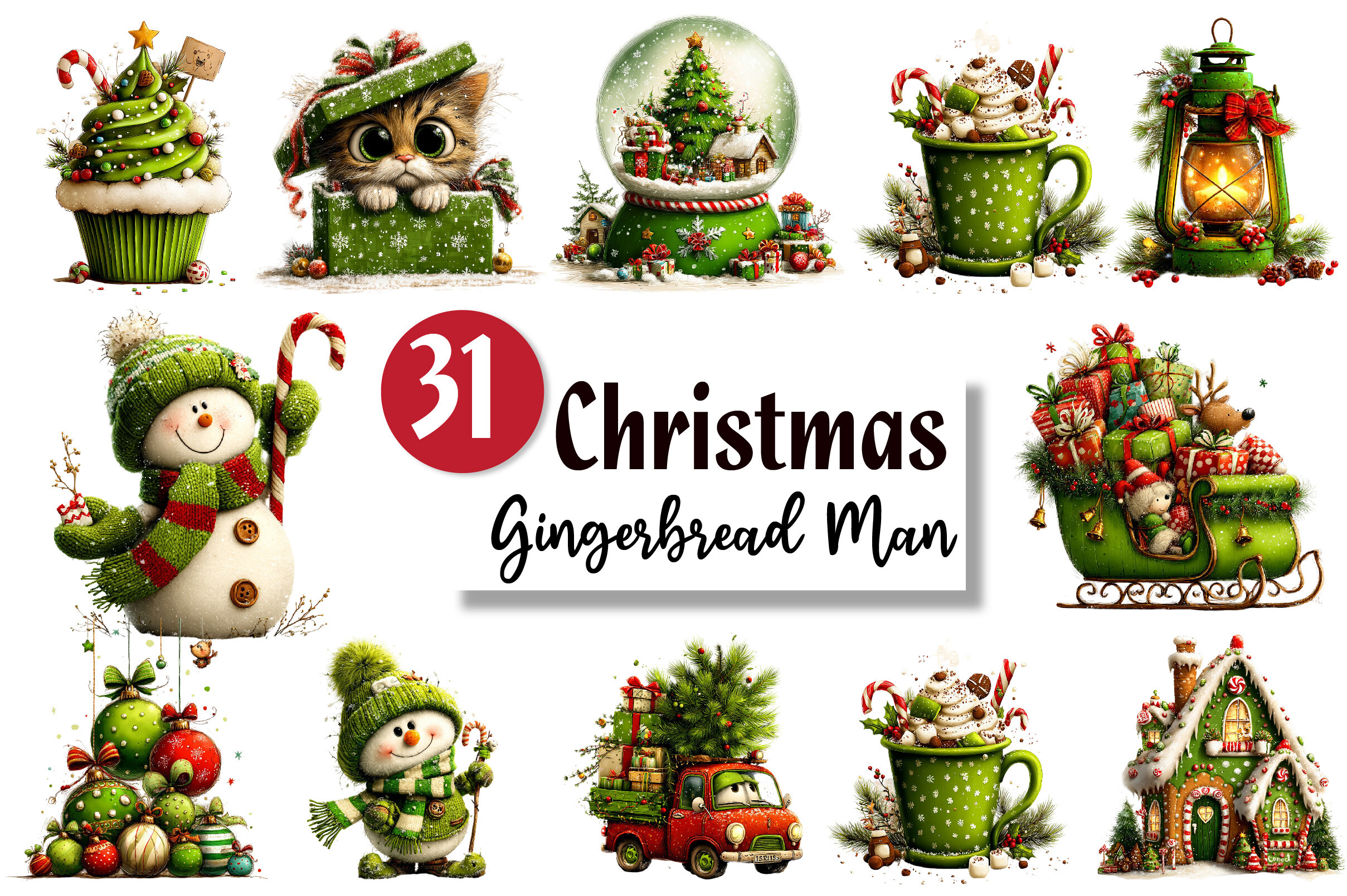 Cute Christmas Holiday Clipart