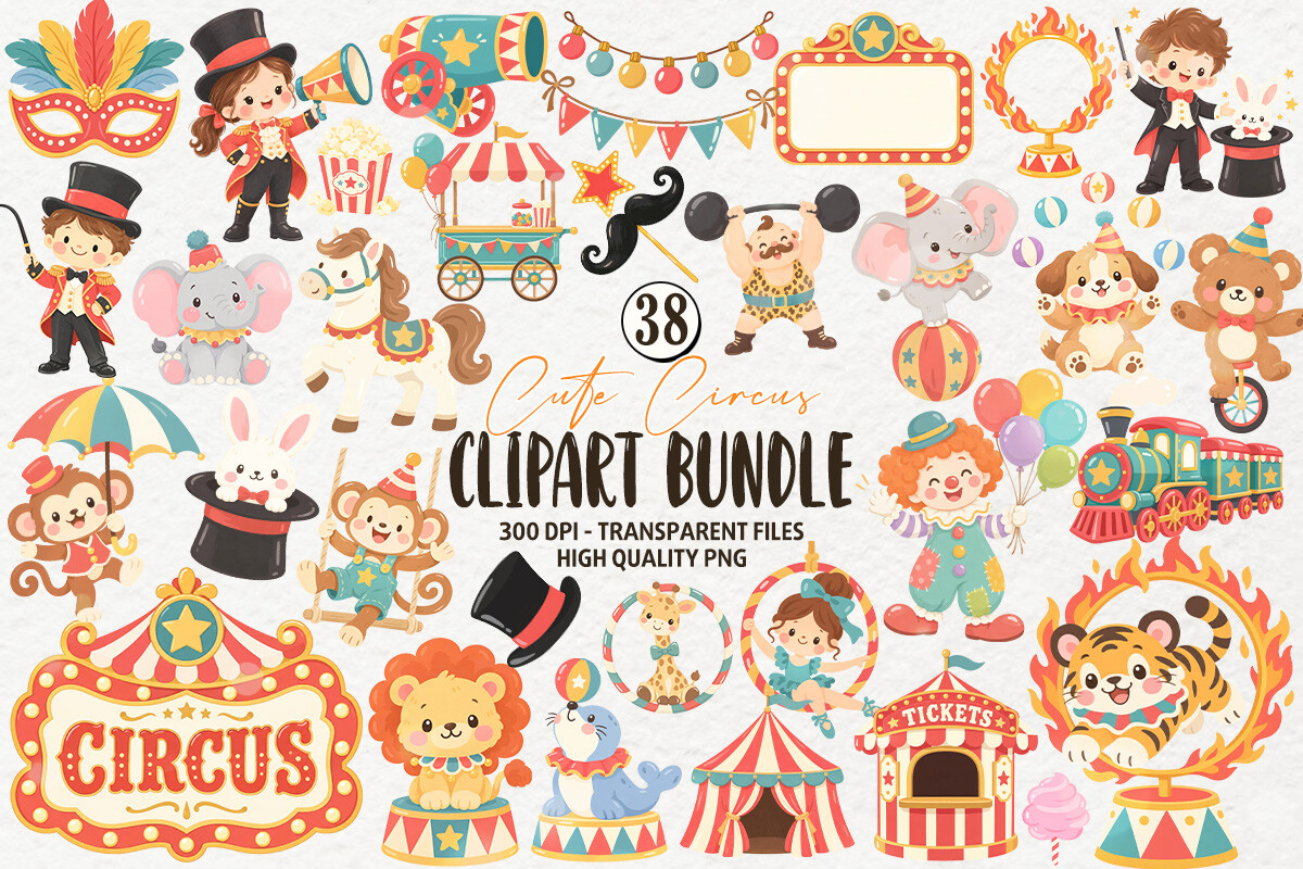 Cute Circus Clipart