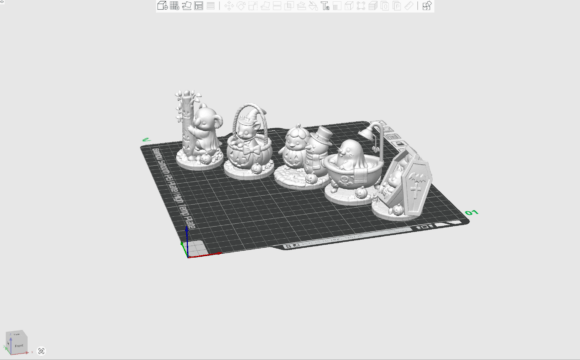 Cute Halloween Cat Trio  Spooky 3D Printable STL Files for Halloween Decor - Image 2