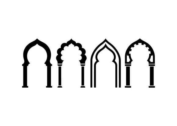 Geometric Moroccan Arch