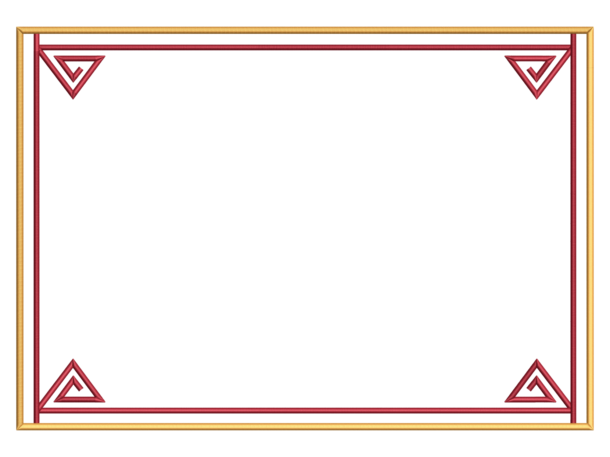 Geometric Triangle Corner Rectangle Plac