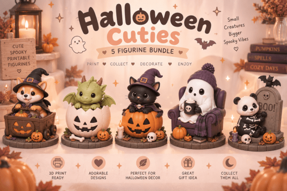 Halloween Candy Box STL – 3D Printable Coffin Candy Holder for FDM & Resin - Image 17