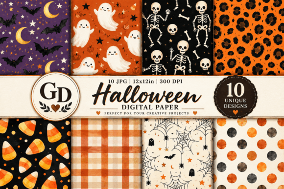 Halloween Digital Paper