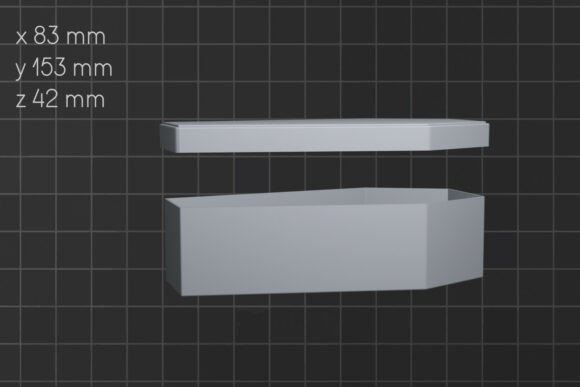 Halloween Coffin Treats Box STL – 3D Printable Candy Box File - Image 3
