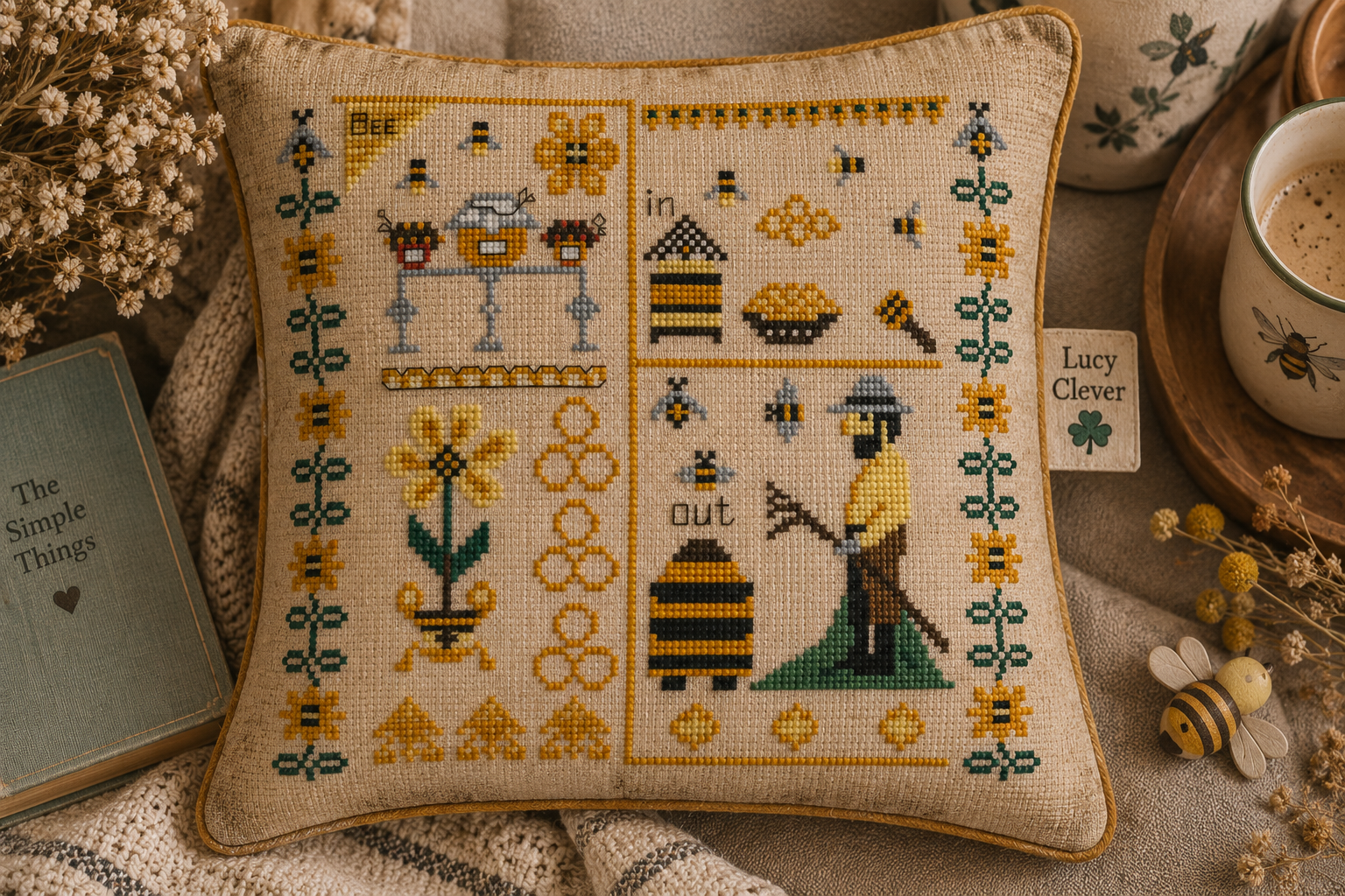 Honey Farm PDF Cross Stitch Pattern