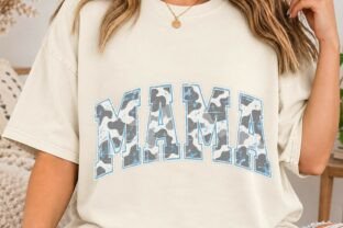 Mama Cow Print PNG Shirt Design