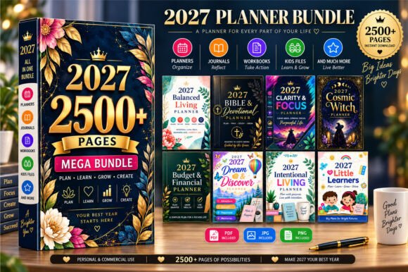 Mega 2027 Planner Bundle/KDP Interiors