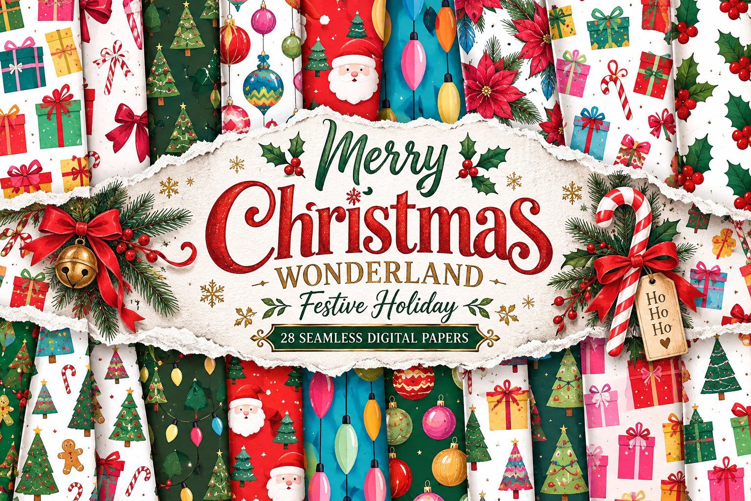 Merry Christmas Wonderland Festive Holid