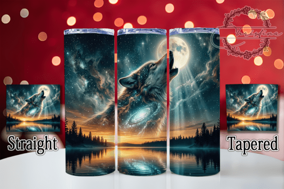 Mystical Howling Wolf 20oz Tumbler