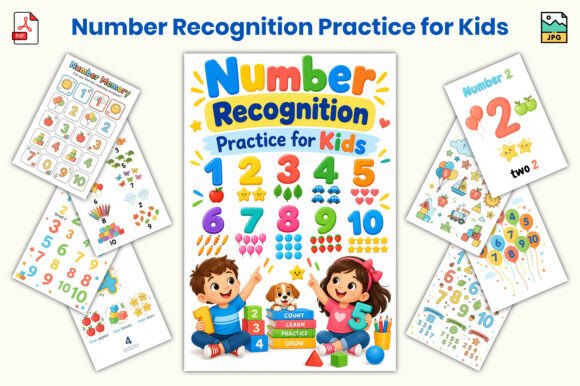 Number Recognition Practice for Kids