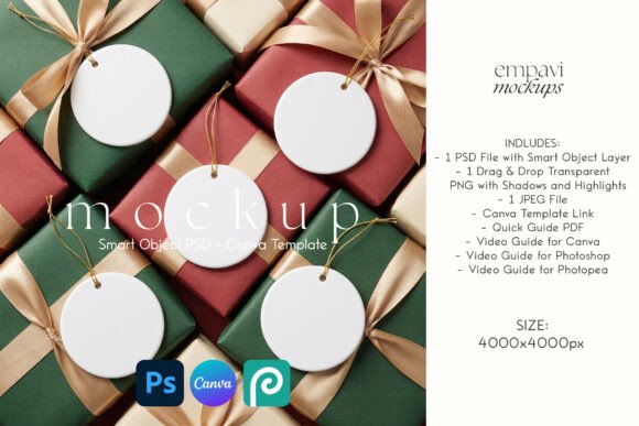 Ornament Mockup Set of 5