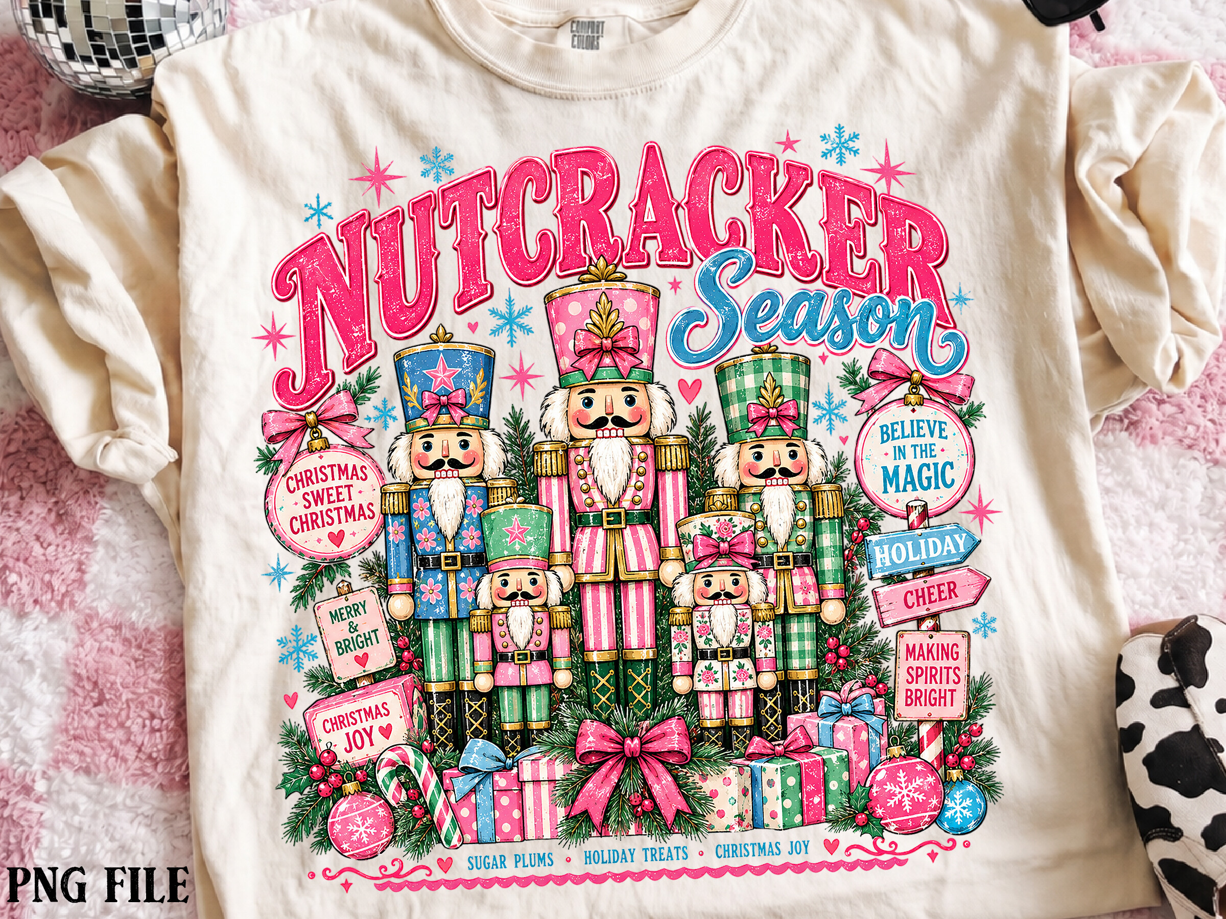 Preppy Nutcracker Christmas Sublimation