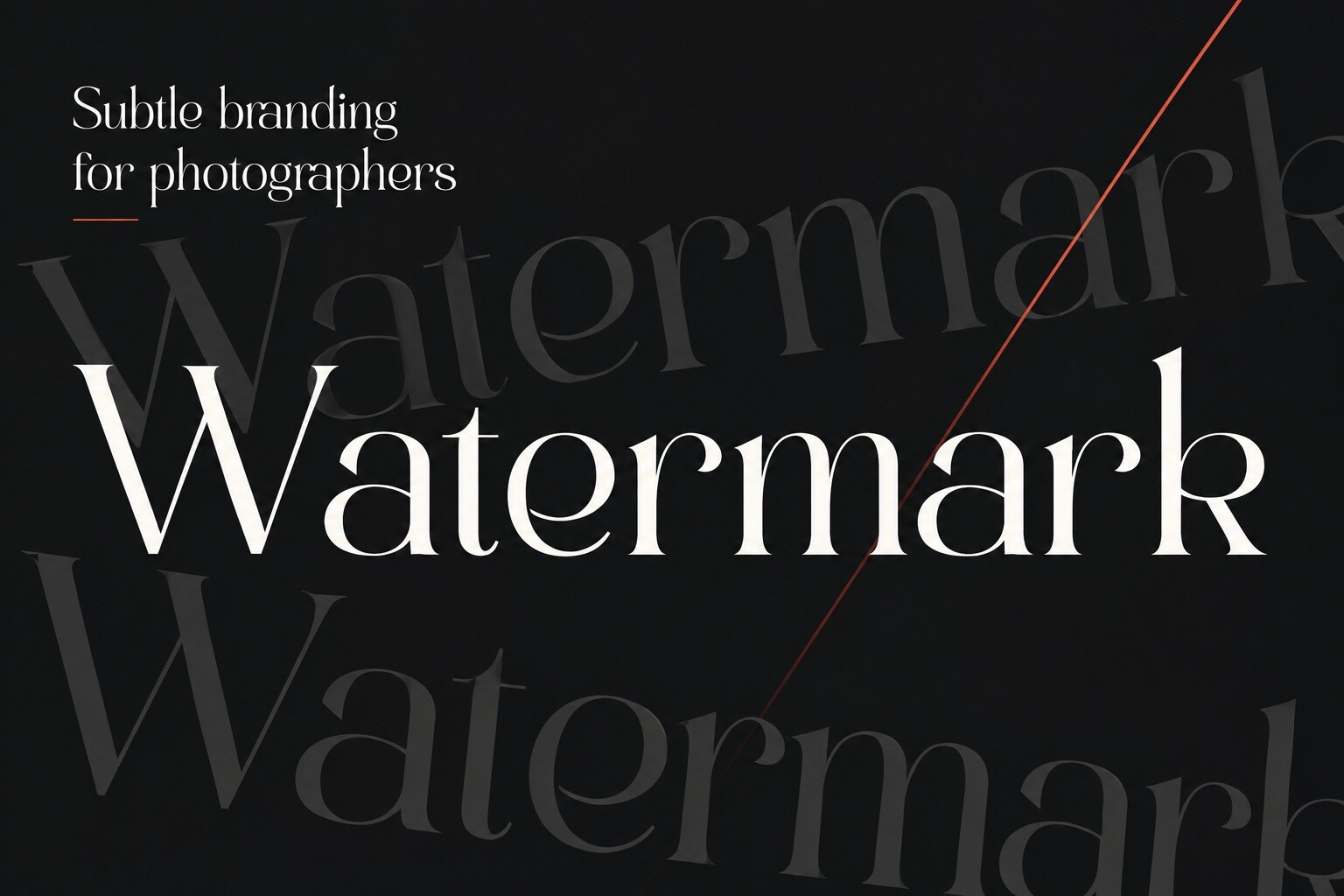 Restrained Flourish decorative font preview with subtle flourish details