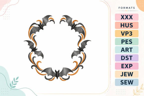 Ripple Bat Wreath Halloween