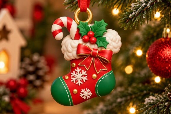 Christmas Keychain 3D Print STL Bundle 10 Festive Holiday Designs Chrismas keychain collection - Image 18