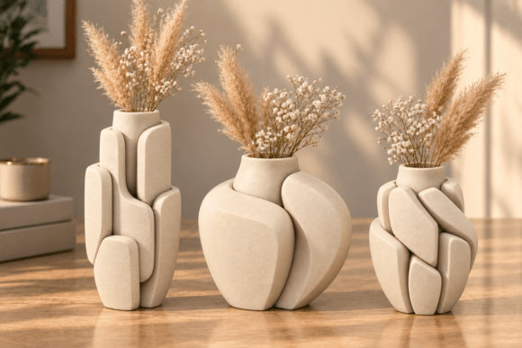 Knit Gnome Couple STL | 3D Printable Christmas Gnome Decor Files - Image 12
