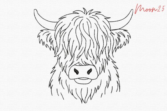 Simple Farm Animal Outline