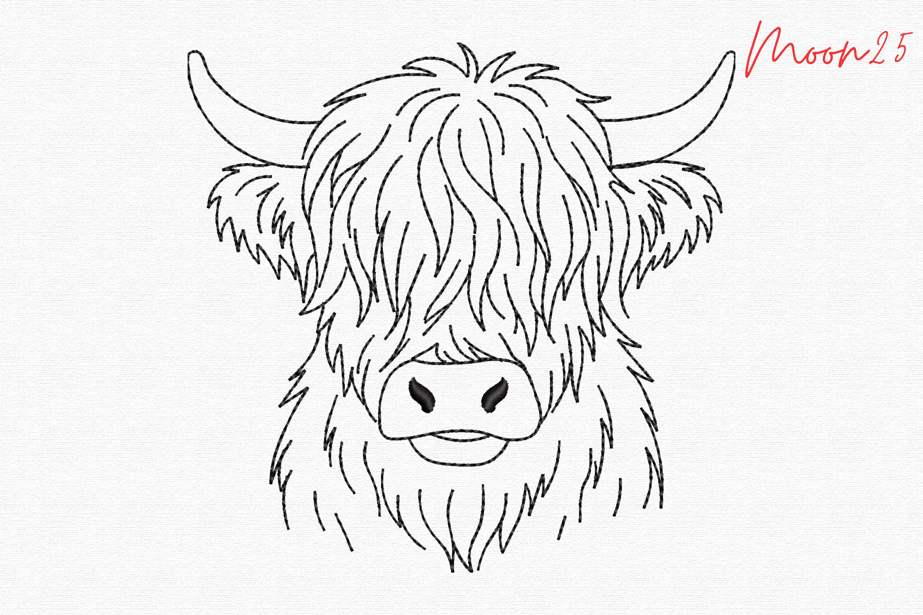 Simple Farm Animal Outline