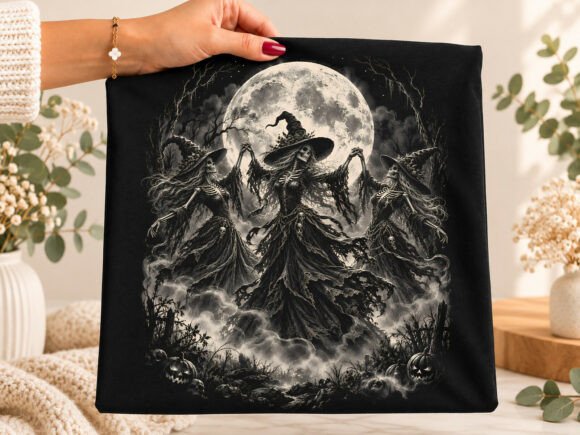 Skeleton Witch Halloween PNG
