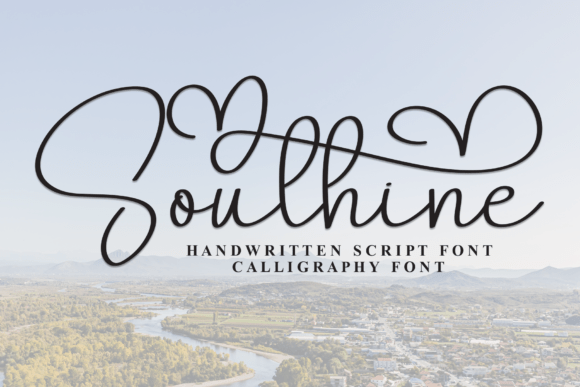 Southine Handwritten Script Font - Lettering Fonts Design