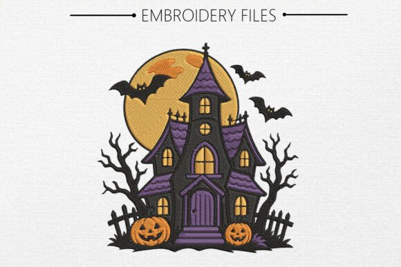 Spooky Halloween Embroidery Design