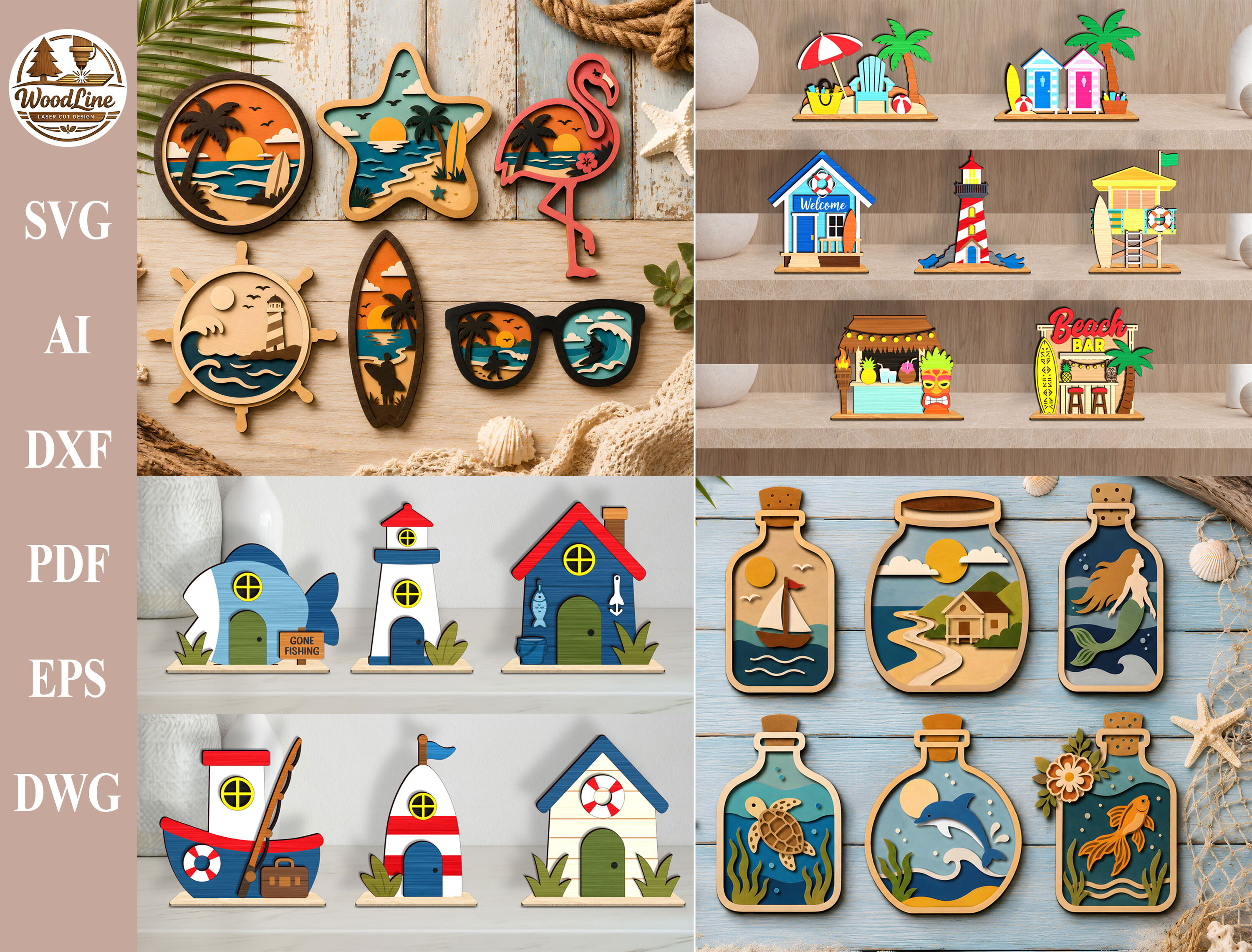 Summer Beach SVG Bundle