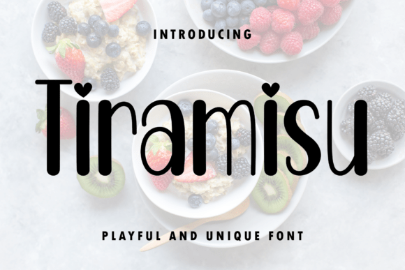 Tiramisu Fonts