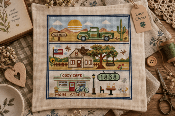 Vintage Main Street Sampler PDF