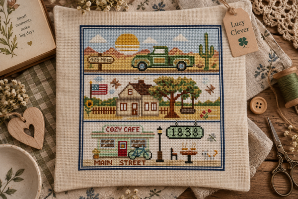 Vintage Main Street Sampler PDF