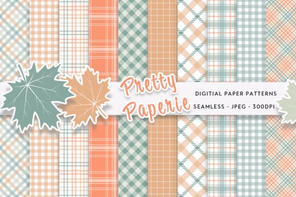 10 Autumn Digital Paper Backgrounds