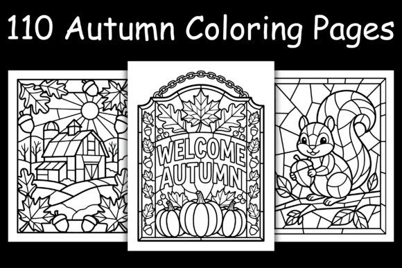 110 Autumn Coloring Pages