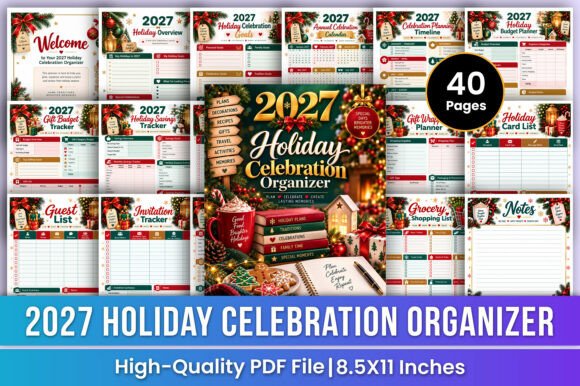 2027 Holiday Celebration Organizer Kdp