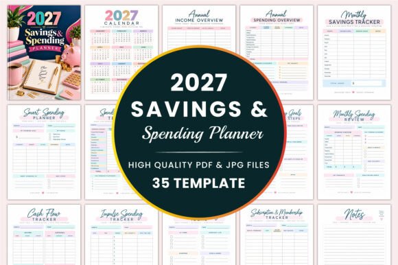 2027 Savings & Spending Planner KDP