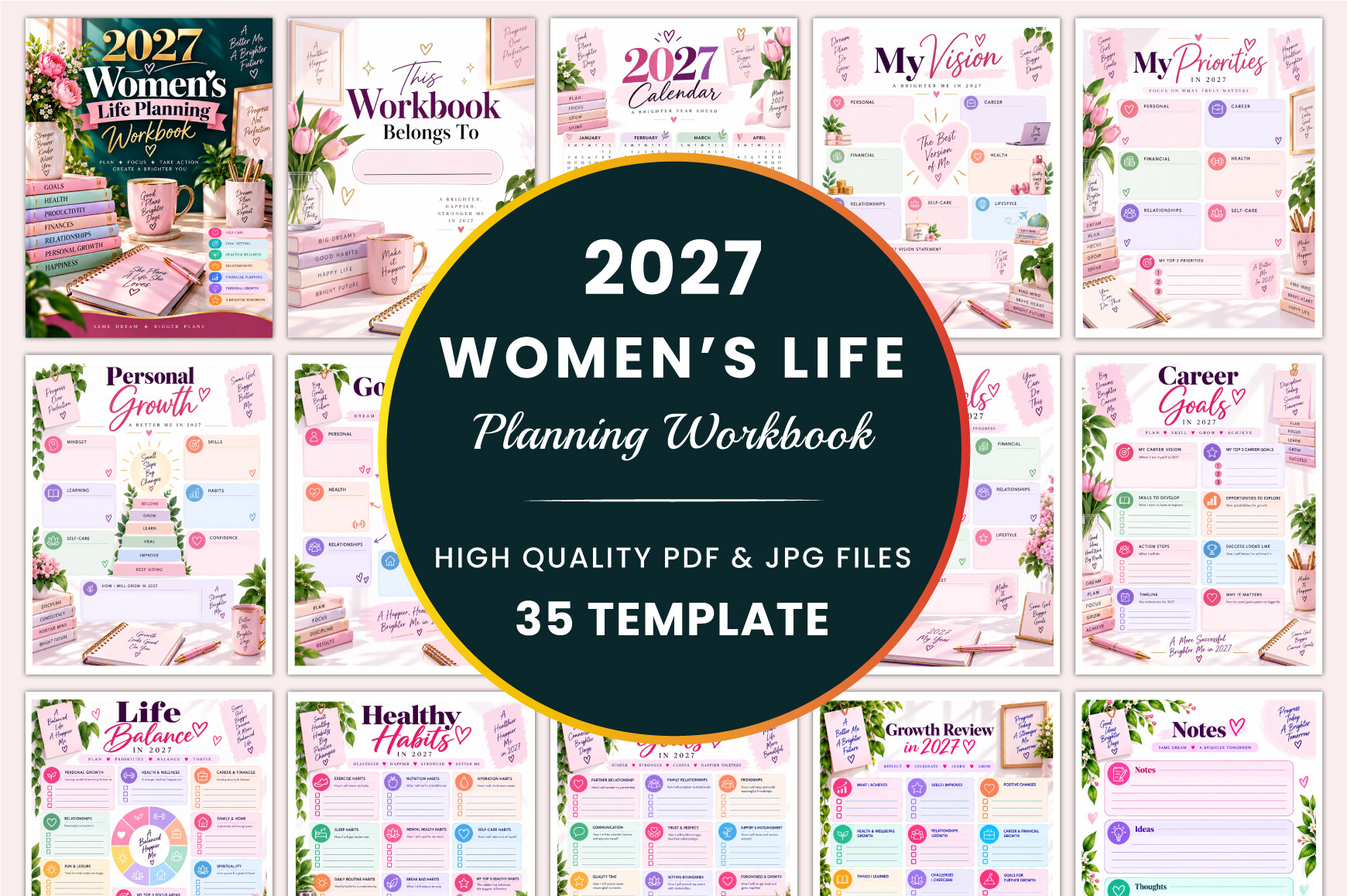 2027 Women’s Life Planning Workbook KDP