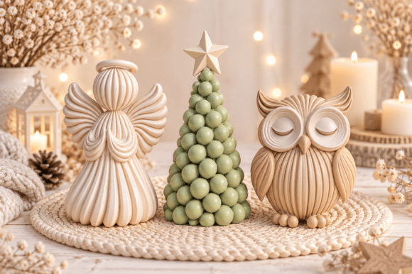 3D STL Cozy Mushroom House Tealight - Printable Fairy Cottage Lantern - Image 18