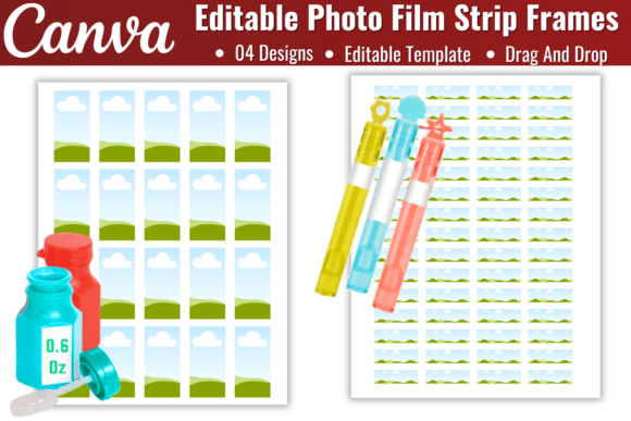 Bubble Bottle Label Template