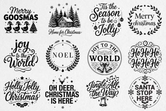 Christmas SVG Bundle Merry Christmas