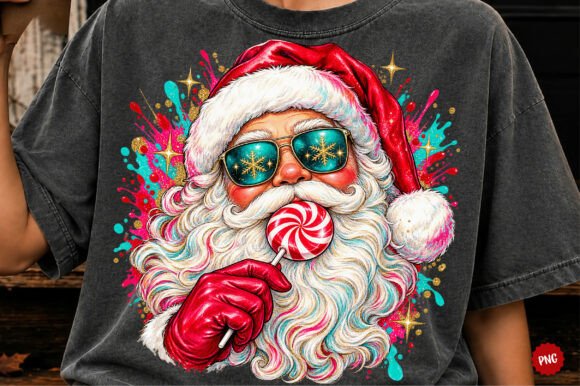 Christmas Santa PNG Retro Santa Claus