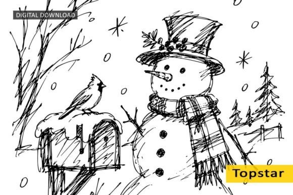 Christmas Snowman Wall Art Xmas Decor