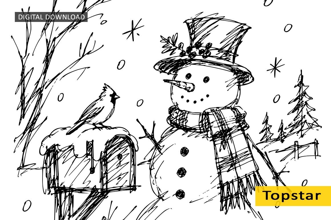 Christmas Snowman Wall Art Xmas Decor